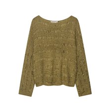 6674-2025新款女装欧美风长袖款式针织衫套头毛衣