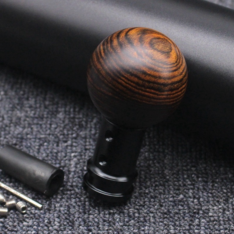 Car Modification Solid Wood Gear Head Manual Gear Universal Personalized Automatic Gear Handball Gear Shift Handle Gear Head