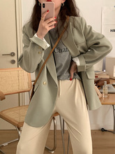 今年流行小西装女设计感小众2023春秋新款小个子休闲韩版西服外套