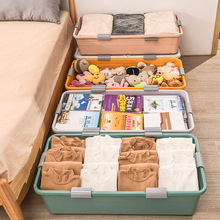 床底箱床下衣物储物整理箱带轮扁平收纳盒透明抽屉式床底收纳箱子