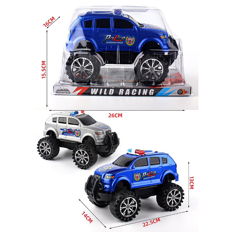 玩具批发 跑江湖地摊公园景区促销 p罩套圈玩具车 惯性越野警车