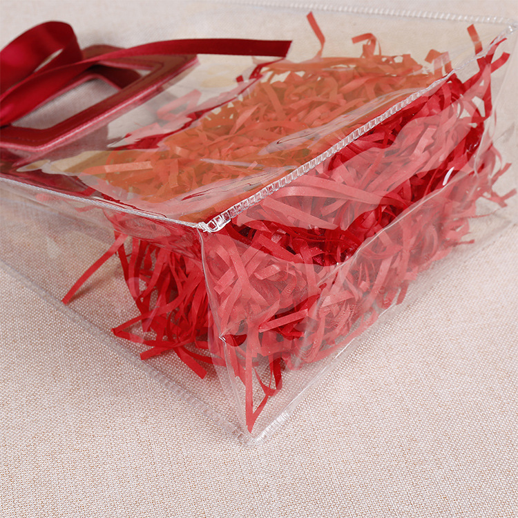 Gift Bag Transparent Bag Pvc Handbag with Hand Gift Bag Wedding Candy Birthday Gift Plastic Packaging Wholesale