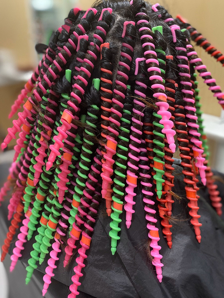 螺旋杠烫卷发理发店烫发杠子羊毛卷螺丝烫冷烫杆大号空心中小实心