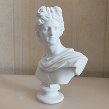 15cm树脂阿波罗胸像仿石膏色头像雕像雕塑欧式摆件北欧式美术素描