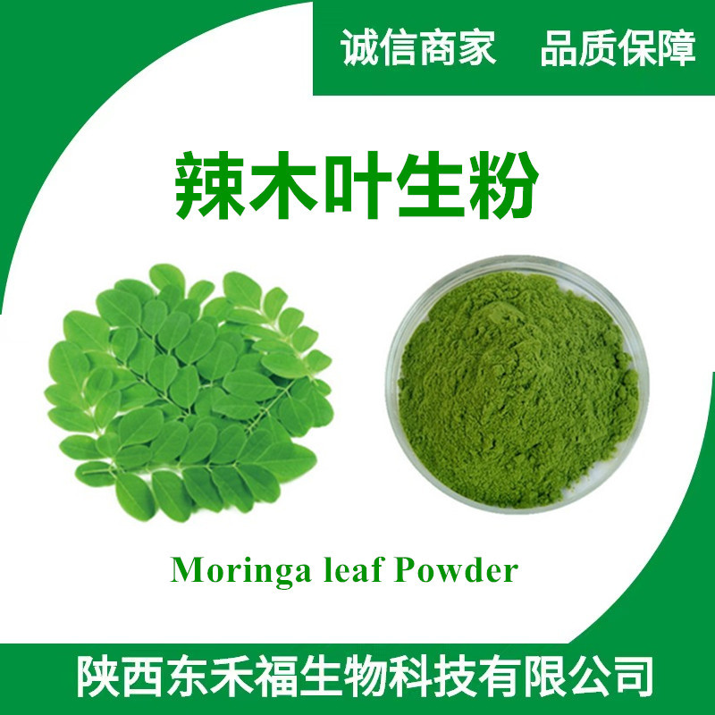 辣木叶生粉 鼓槌树叶粉moringa leaf powder 辣木叶提取物1kg起售