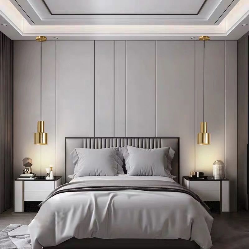 背景墙硬包电视床头轻奢客厅卧室简约现代沙发软包厂家跨境批发