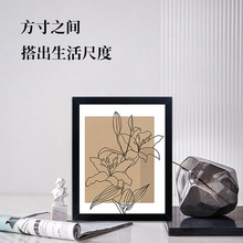 简约PS相框摆台批发5寸6寸7寸10寸A4相册框装饰摆桌挂墙展示画框