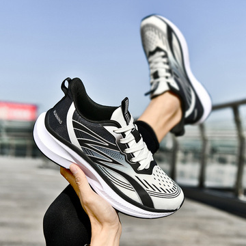 中考体育考试专用鞋男立定跳远跳绳初中生超轻减震跑鞋运动跑步鞋