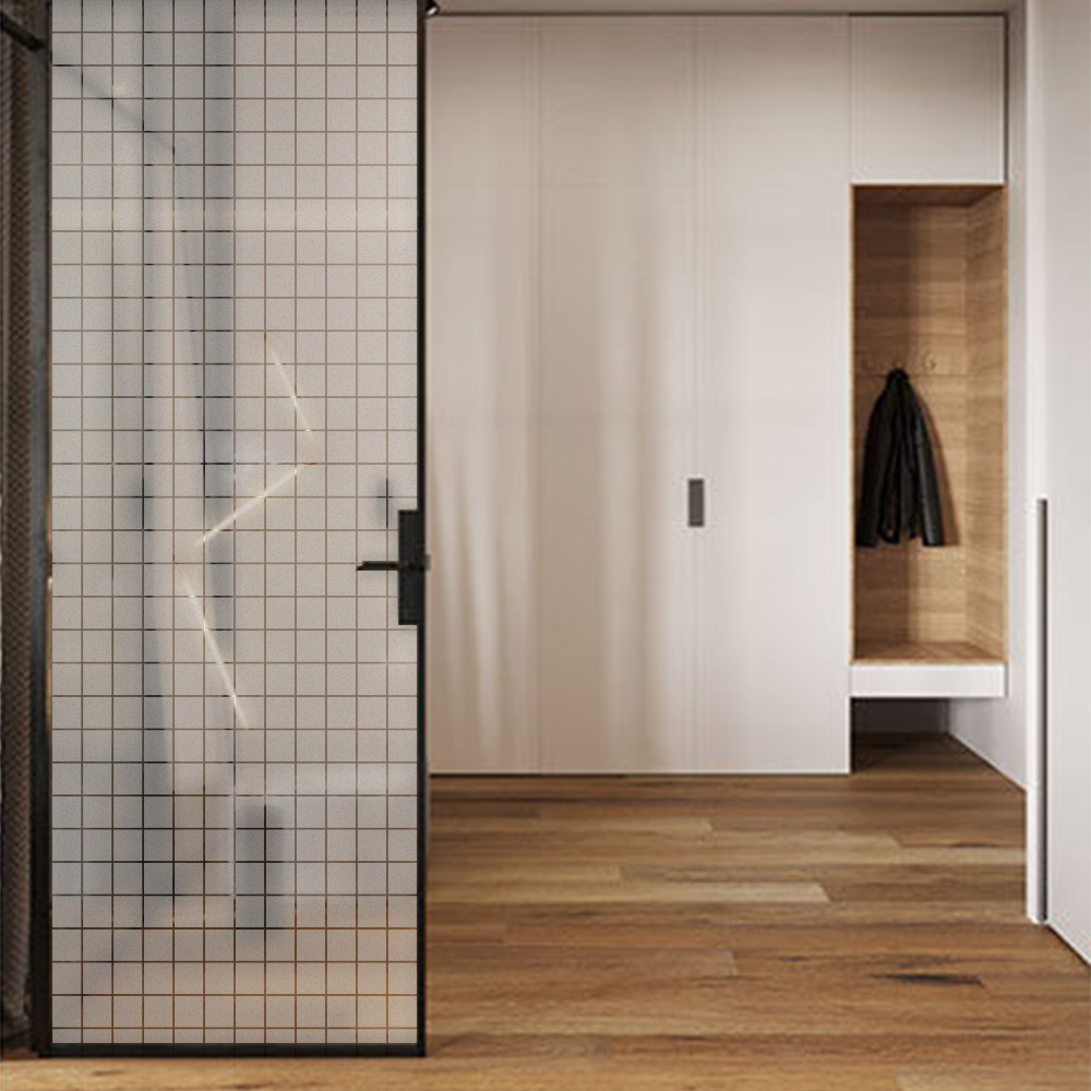 纯磨砂方格膜磨砂玻璃贴膜橱窗玻璃方格磨砂贴膜玻璃磨砂纸