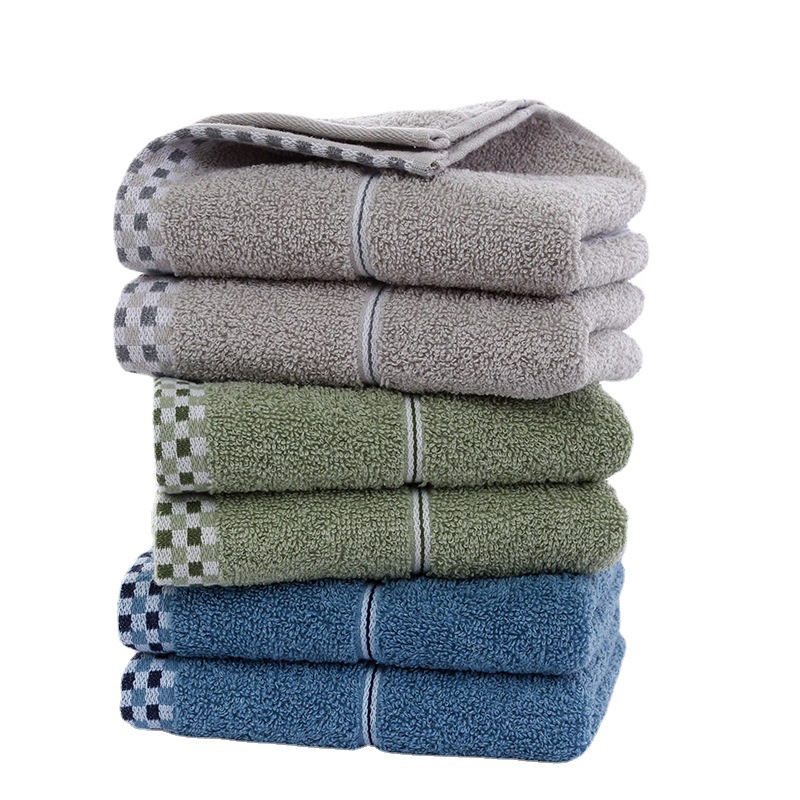 Wholesale Towels Adult Home Use Soft Absorbent Face Washing Towel Dark Thickened Stall Towel Present Towel Wholesale Towels