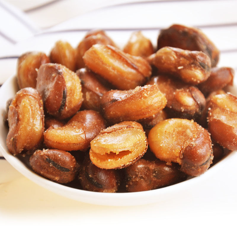 蚕豆牛肉味兰花豆香辣味馋豆零食多规格散装称重下酒菜包邮