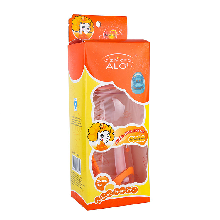 ALG Food Grade Pp Feeding Bottle Baby Anti Flatulence Standard Mouth Bottle Baby Drinking Water Feeding Nipple Bottle Maternal and Child Supplies