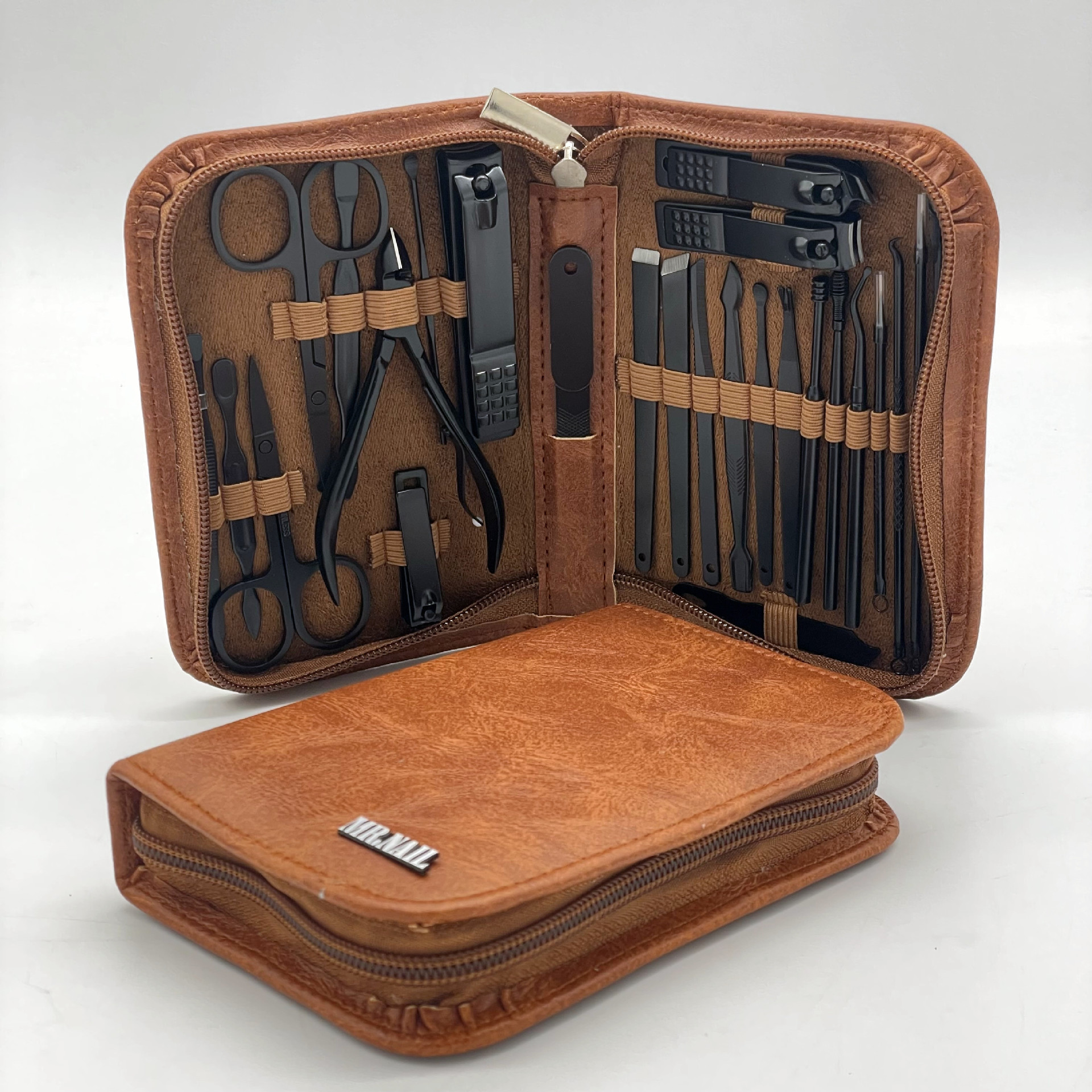 不锈钢指甲剪套装 足部护理美容美甲修甲工具修脚刀25件套装-阿里巴巴