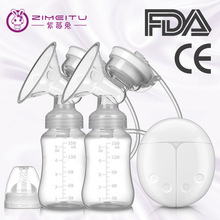 紫莓兔 双边电动吸奶器 静音吸乳自动挤奶器 母婴用品厂家 FDA CE