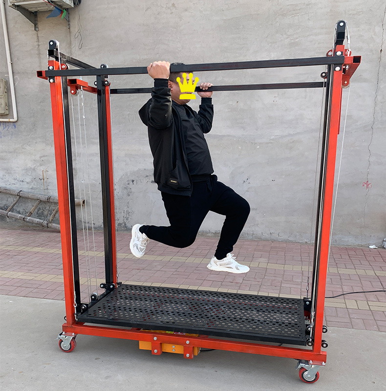 新款折叠电动脚手架升降机小型上下货物提升机升降平台量大优惠