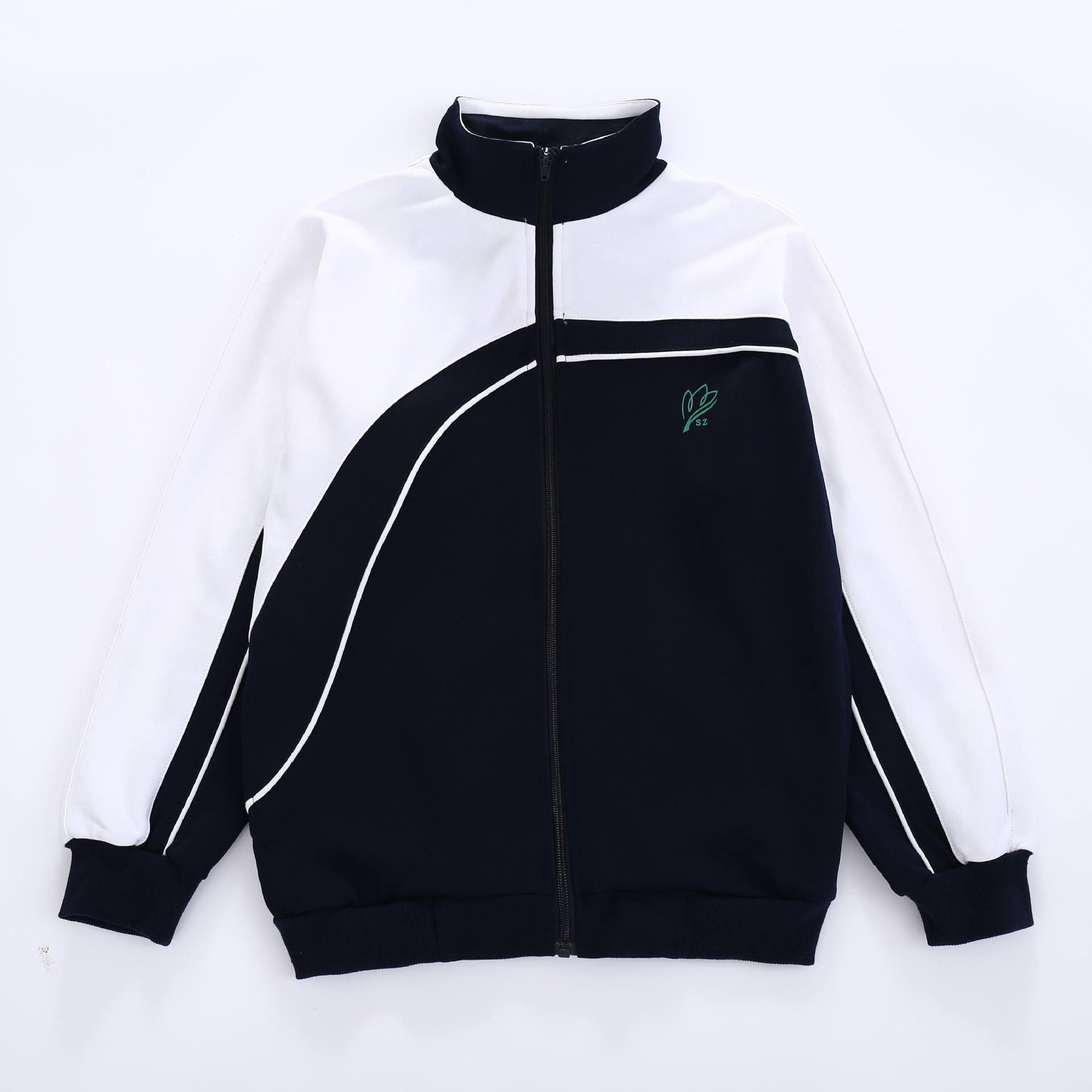 深圳校服冬装中学生运动校服拉链上衣男女同款套装宽松长裤运动