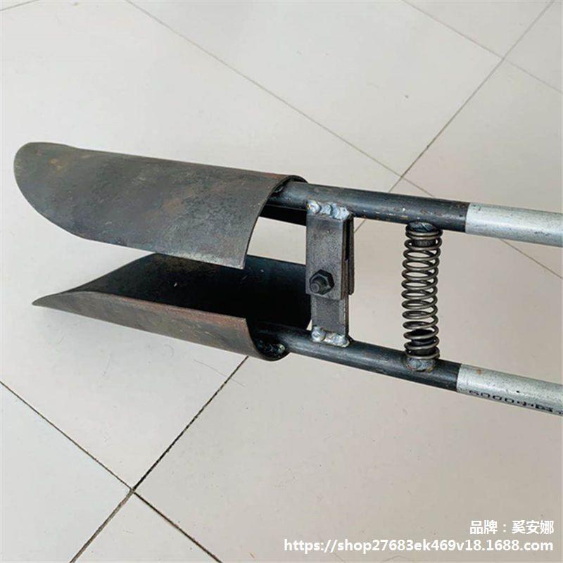取土器夹铲对锹夹土对锹打洞掏土挖坑电线杆夹铲电力工具夹板铁锹