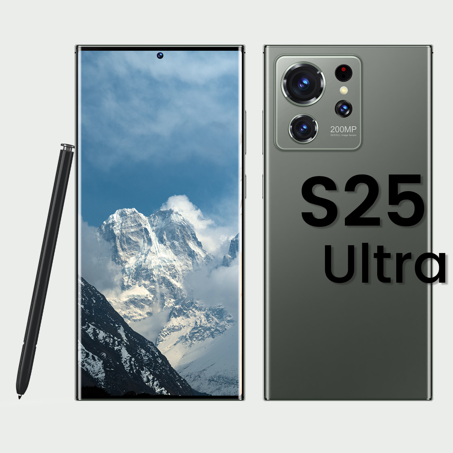 S25 Ultra跨境手机 4+128G 八核 内置笔大屏外贸安卓高配智能手机