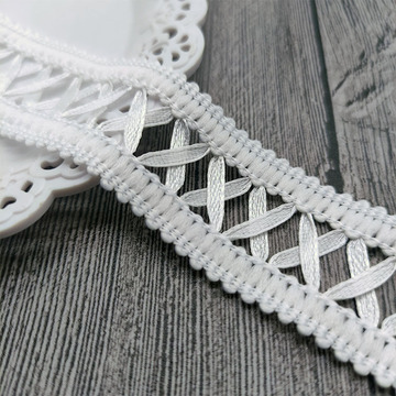 现货涤纶交叉丝带织带 女装服饰衣领拼接装饰带手工钩编织带-阿里巴巴