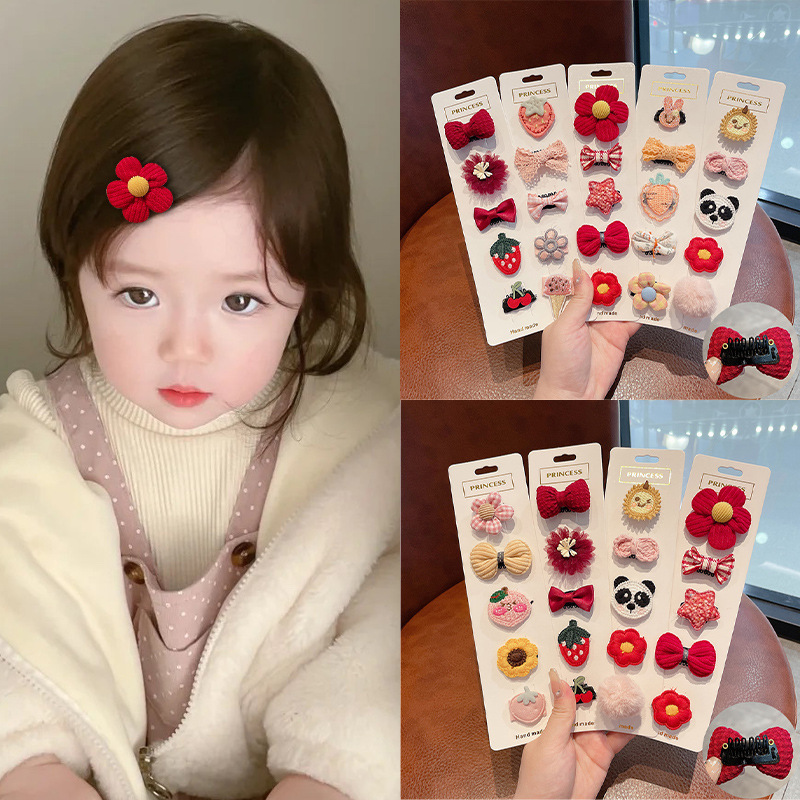 Baby Barrettes Hair Volume Less Baby Hairclip Does Not Hurt Hair Newborn Baby Child Hairpin Little Princess Cute Hair Accessories Headdress