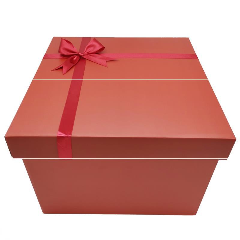 超大号礼物盒情人节礼品盒空盒特大号红色婚礼节日礼盒生日惊喜盒