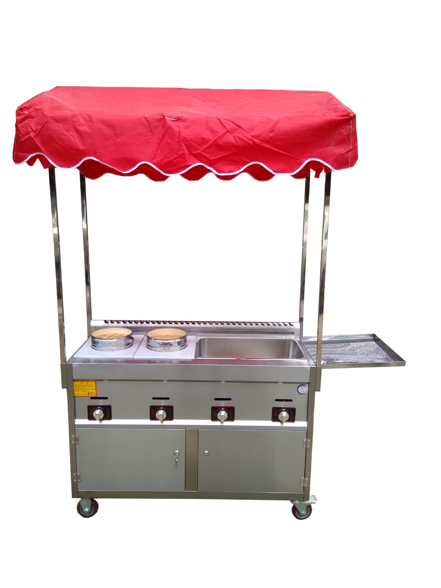 油炸锅小吃车商用关东煮摆摊推车夜市流动铁板烧臭豆腐早餐