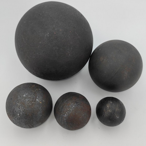 锻球80-100mm 研磨锻打钢球 矿山用高硬度耐磨铁球 钢球