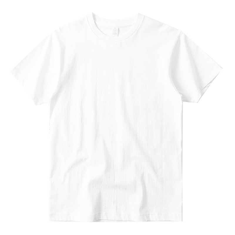 230G Heavy Xinjiang Long-Staple Cotton Short-Sleeved T-shirt Men's and Women's Same Style Loose Cotton Half Sleeves Ins Top One Piece Dropshipping