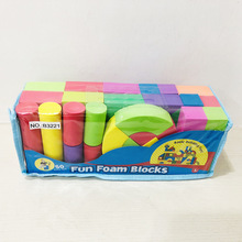 幼儿园小礼物卡通益智过家家拼装EVA积木12只52块EVA积木城堡玩具