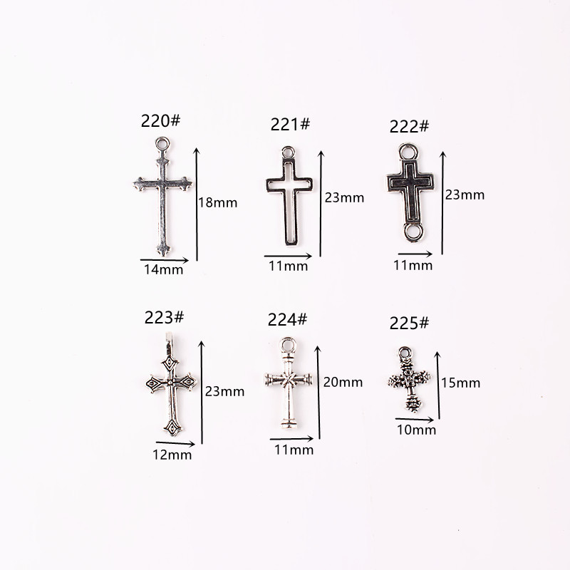 锌合金挂件 十字架吊坠 宗教物品挂件项链手链配件