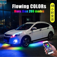 Car Underglow Neon Accent LED Strip Lights App Control RGB跨