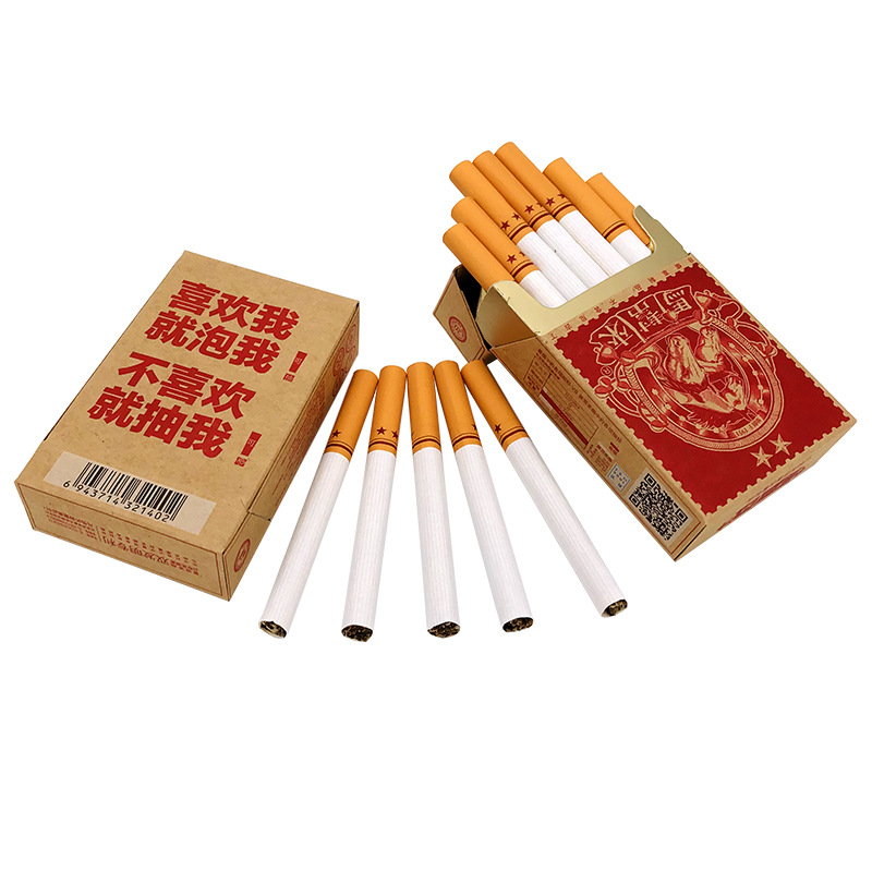 正品茶烟二星马帮来一条粗支云南茶叶烟非烟草香烟戒替烟包邮