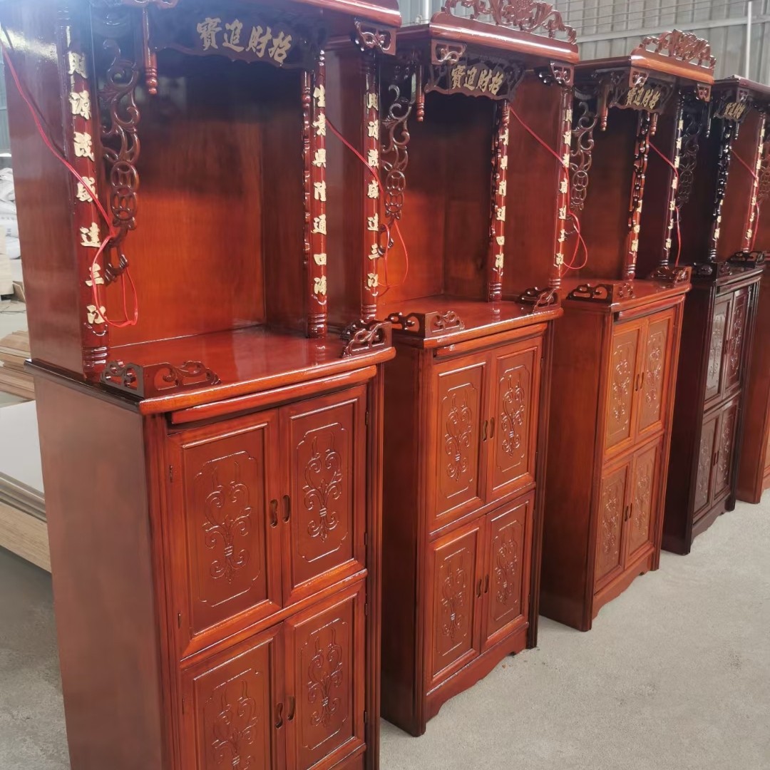 自在缘佛龛佛柜双门神楼神柜供桌神柜神台柜立柜招财神龛柜厂