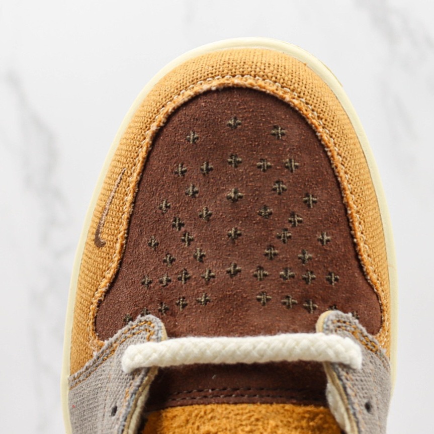 莆田纯原顶版aj巫毒娃娃 锡安内置真sole气垫 棕色鸳鸯休闲男女鞋