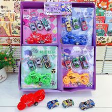 韩版极速狂飙二代回力车VS摩托车儿童玩具车惯性翻转模型赛车四组