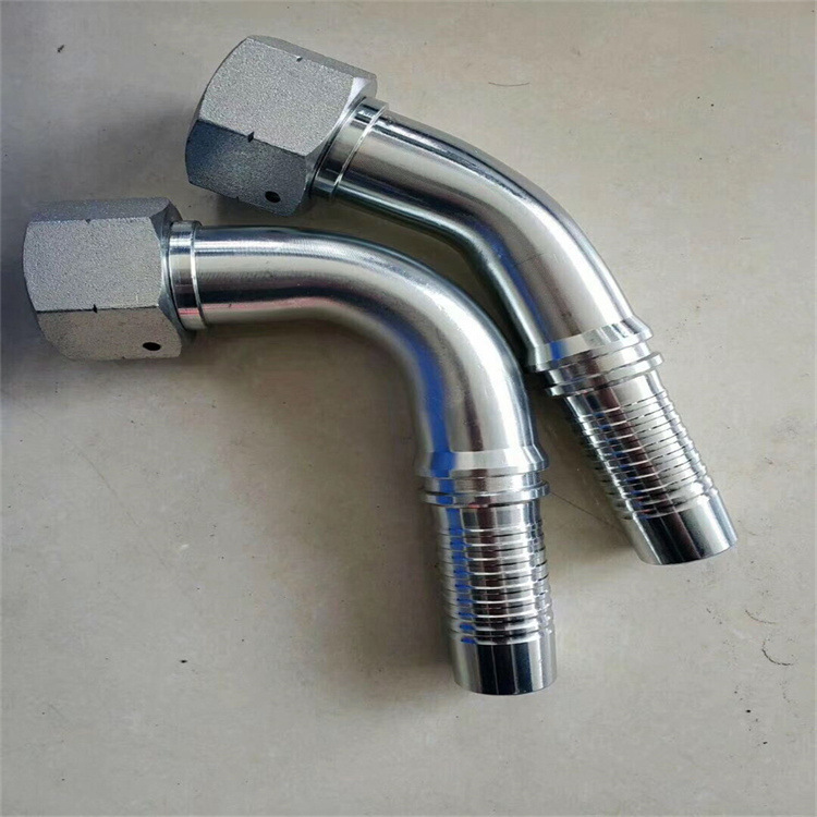 碳钢液压扣压接头三件套扣压胶管接头不锈钢接头-阿里巴巴