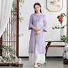 new pattern Solid Cotton and hemp Retro coat daily Chinese style adult Women's wear Cardigan Thin section S851 new pattern Solid Cotton and hemp Retro coat daily Chinese style adult Women's wear Cardigan Thin section S851