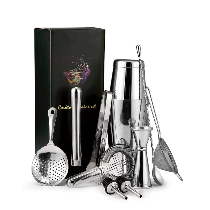 Stainless Steel Bartender Bar Tool Kit