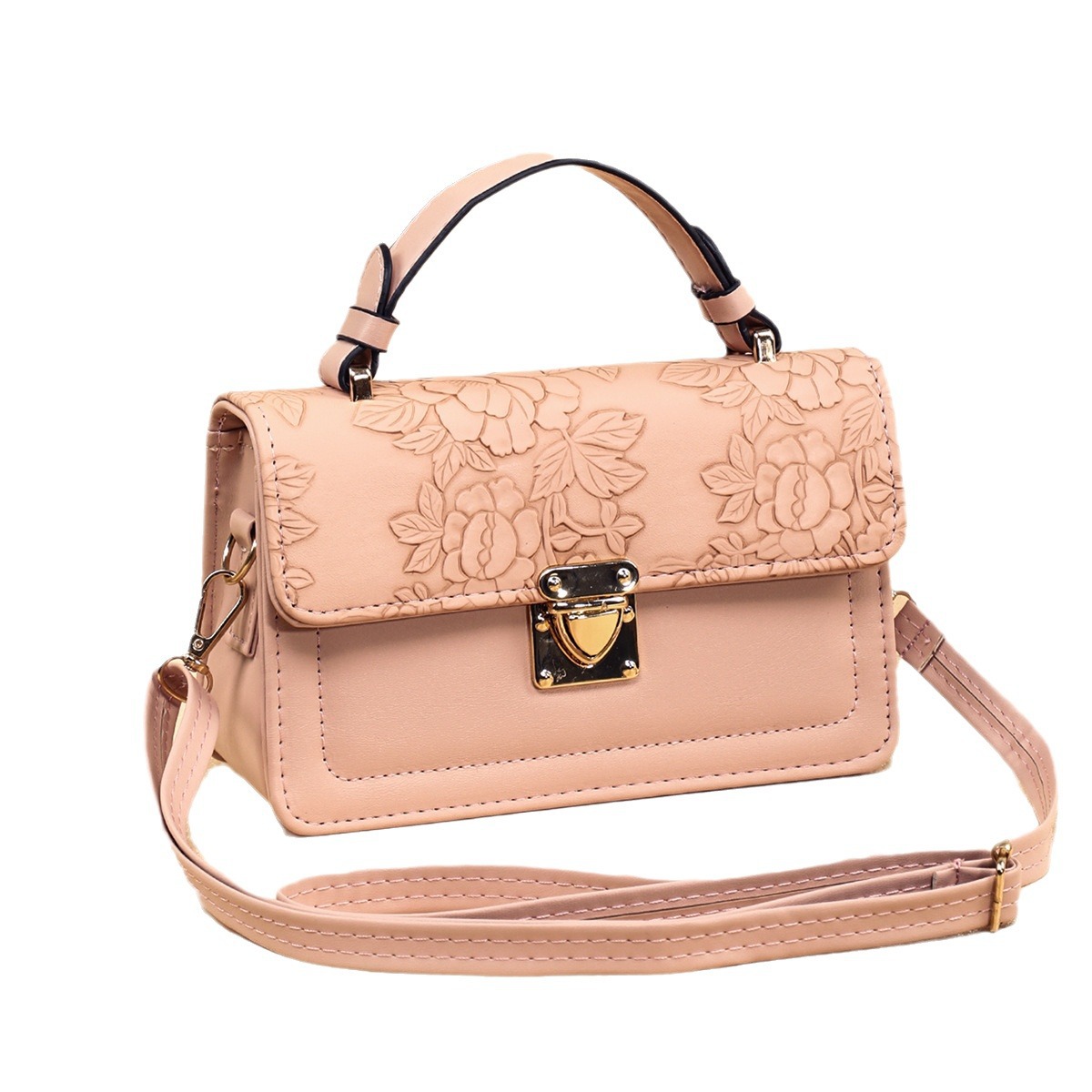 Cross-Border Women's Bag Special-Interest Design Bag Spring New Women's Bag Popular Hot-Selling Product Crossbody Bag Internet Celebrity Hand-Carrying Small Square Bag