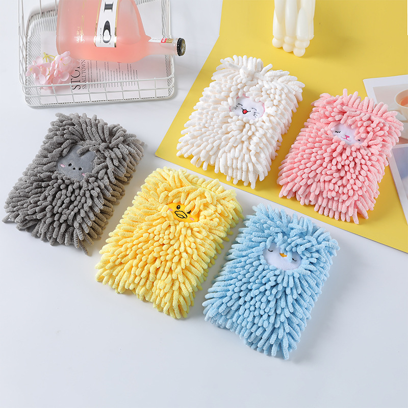Factory Wholesale Chenille Towel Home Gifts Hand Towel Children Can Hang Double Bathroom Handkerchief