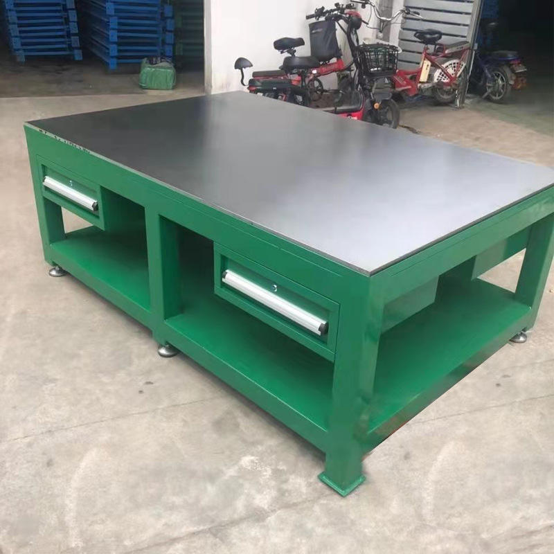 钢板工作台模具装配修理维修桌钳工工作台重型飞模台实训工作台