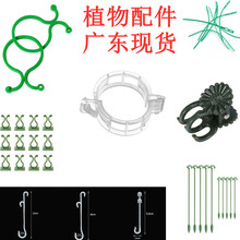 跨境 园艺8字扣 爬藤西红柿捆绑扎带 西红柿卡扣植物夹塑料绑蔓夹