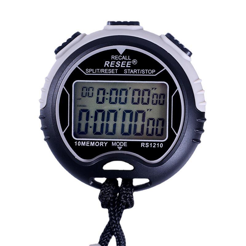 电子秒表田径双排计时器学校教师码表体育训练比赛秒表塑料跑表