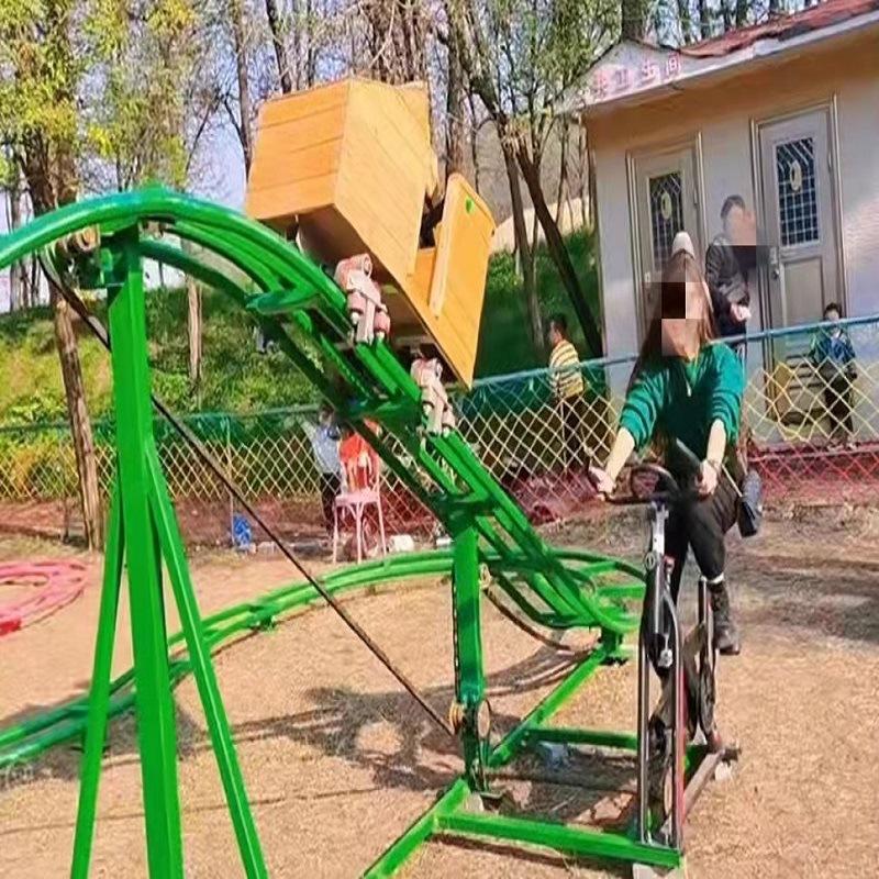工厂直销坑爹过山车抖音网红无动力小火车游乐场游乐设施过山车