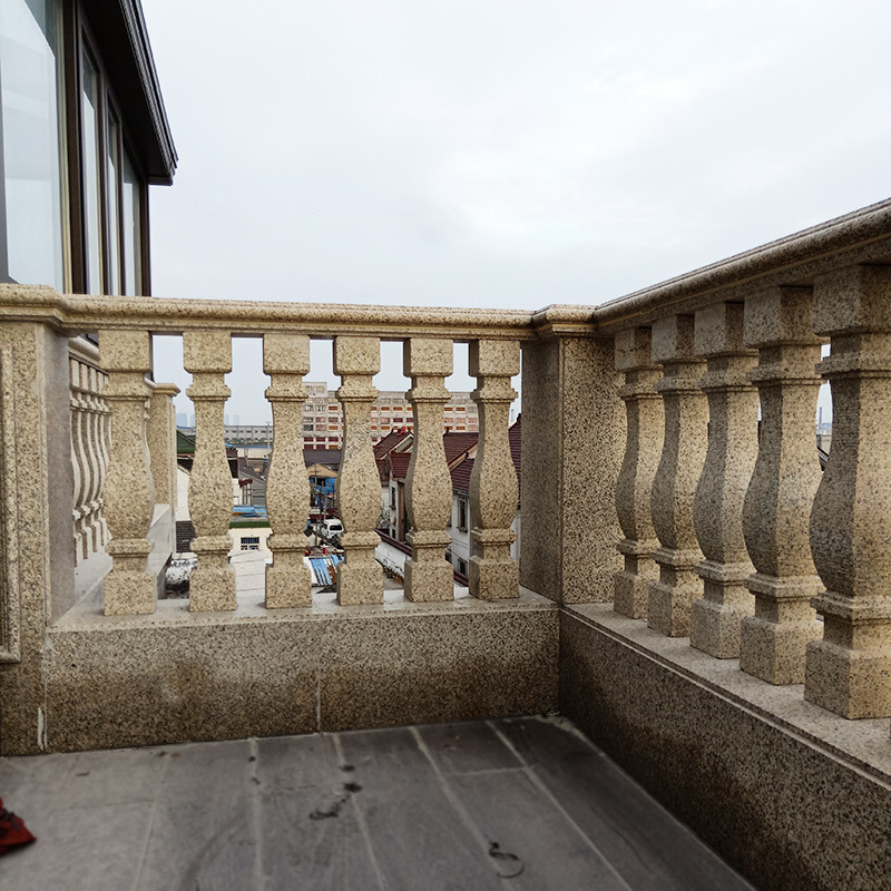 石头栏杆柱子阳台大理石柱护栏围栏花岗岩石材罗马柱户外别墅庭院