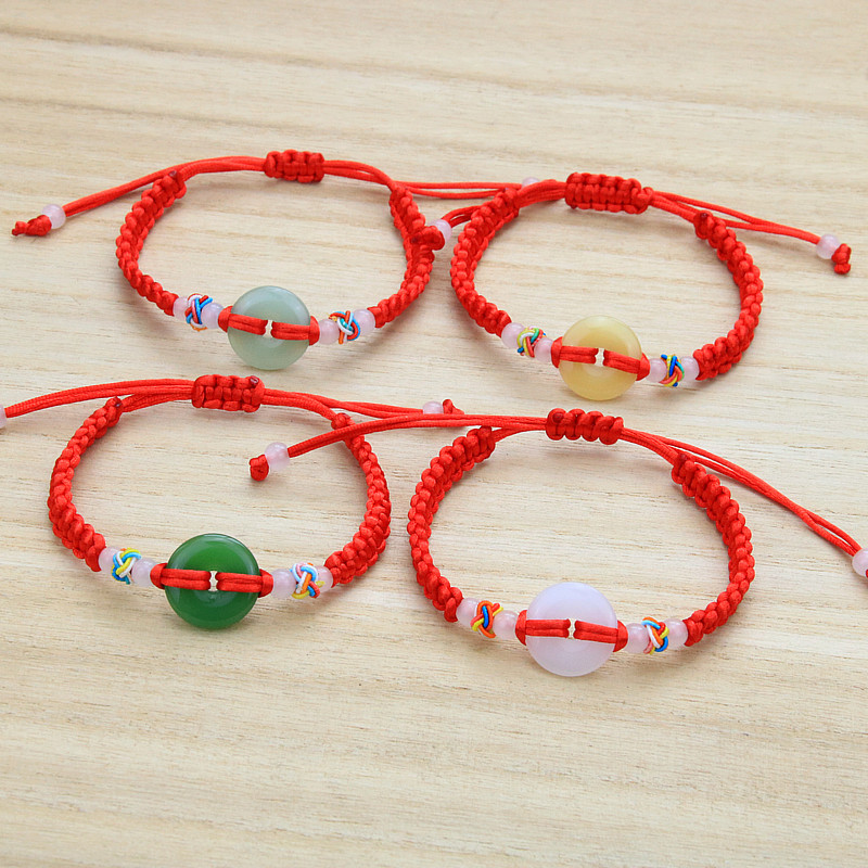 Hot Sale Hand-Woven Men's and Women's Lucky Red Rope Bracelet Sachet Zongzi Bracelet Jewelry Dragon Boat Festival Colorful Rope Bracelet