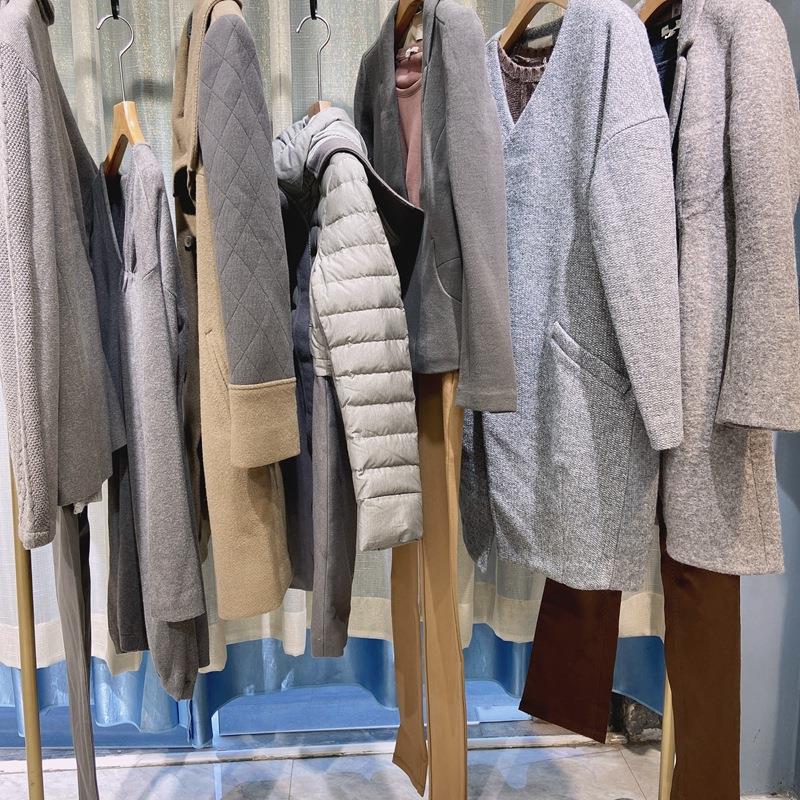 ol商务风子苞米21品牌女装折扣一线品牌剪标专柜撤柜正品一手货源