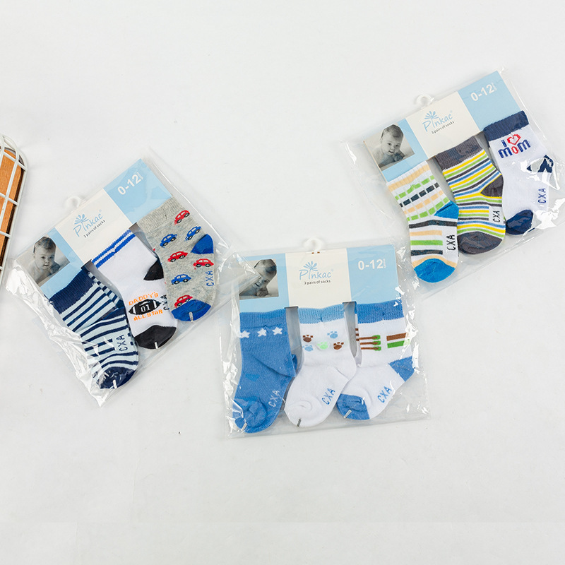 Foreign Trade Kid's Socks Baby's Socks Jacquard Mesh Breathable Children's Cartoon Cotton Socks for Men and Women Baby's Socks Customized