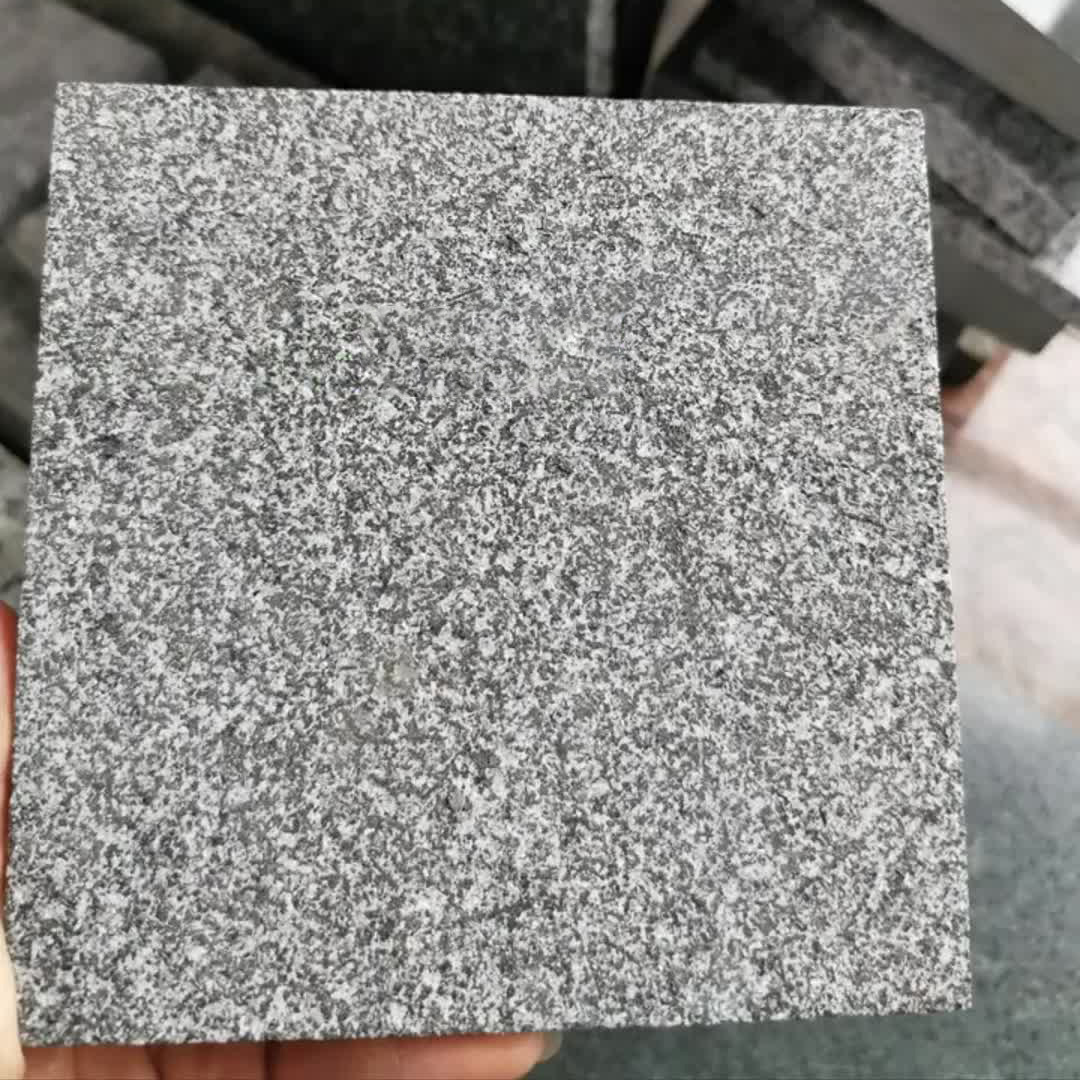 福建青石石材荔枝面火烧石台面公园广场地铺石水景石