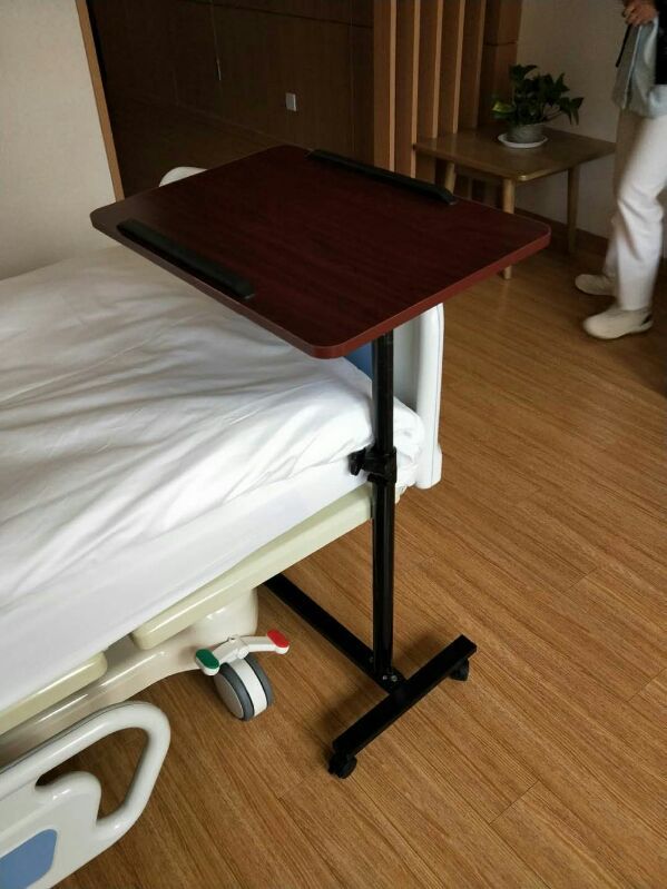 瘫痪轮椅餐桌病人吃饭桌医院病房护理床餐桌升降电脑折叠书桌